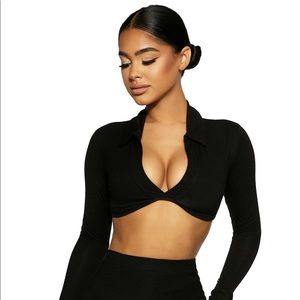 Naked wardrobe crop top